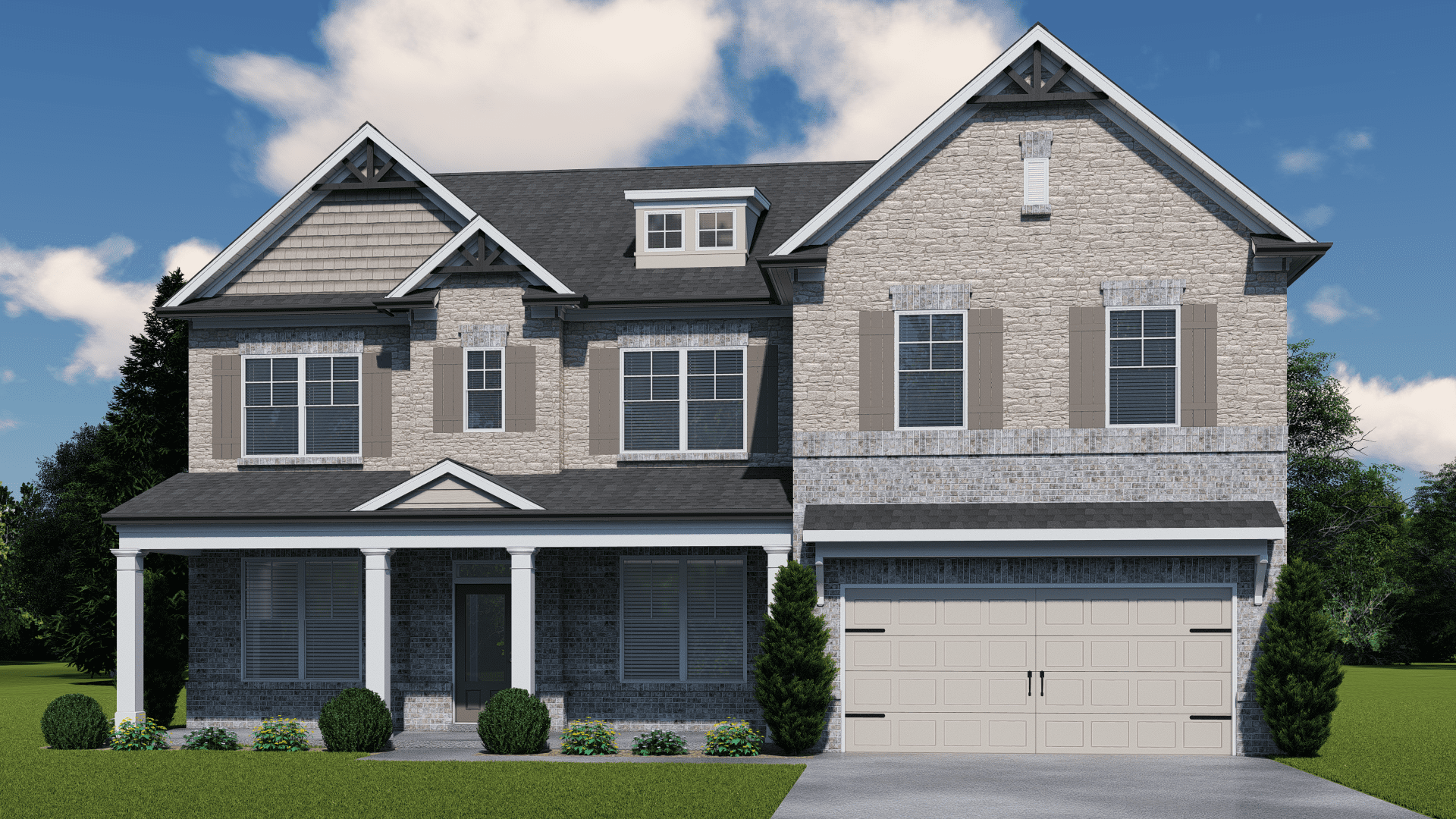 Brookmont Plan_Exterior_B_color rendering_chafin communities - Chafin ...