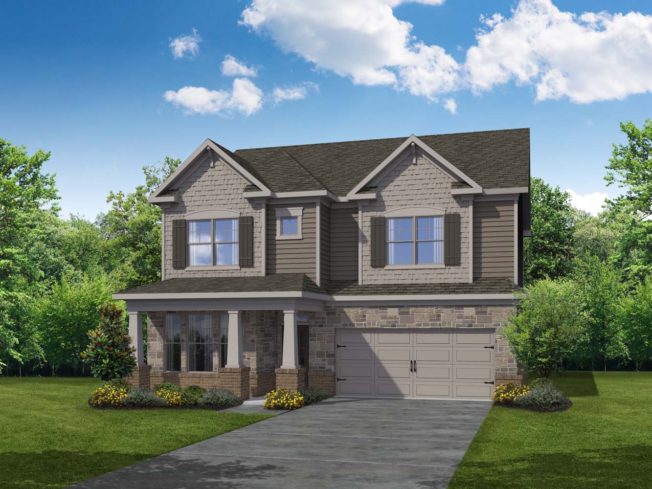 New Homes: Piedmont Floor Plan by Chafin Communities