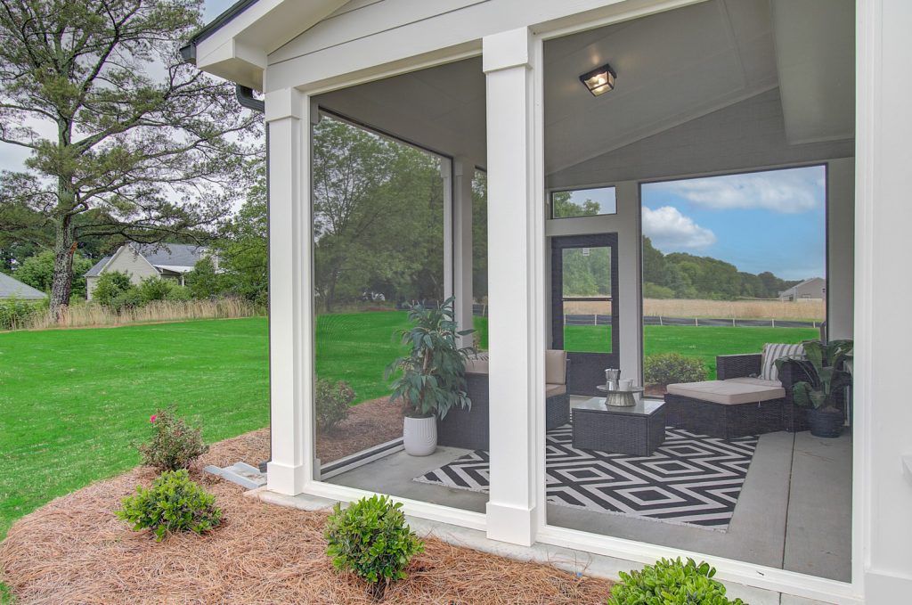 Stanford Model - Chafin Communities - Covered Rear Porch screened in patio